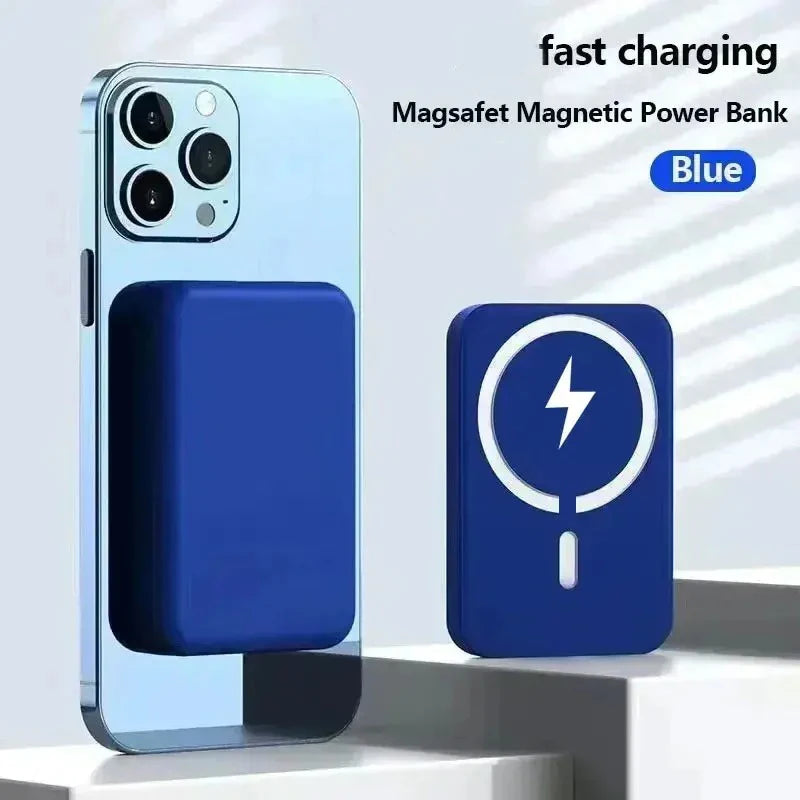 50,000mAh Magnetic Power Bank – 20W Fast Charging, Wireless & USB-C External Battery Pack for iPhone 13–15, Xiaomi, Samsung