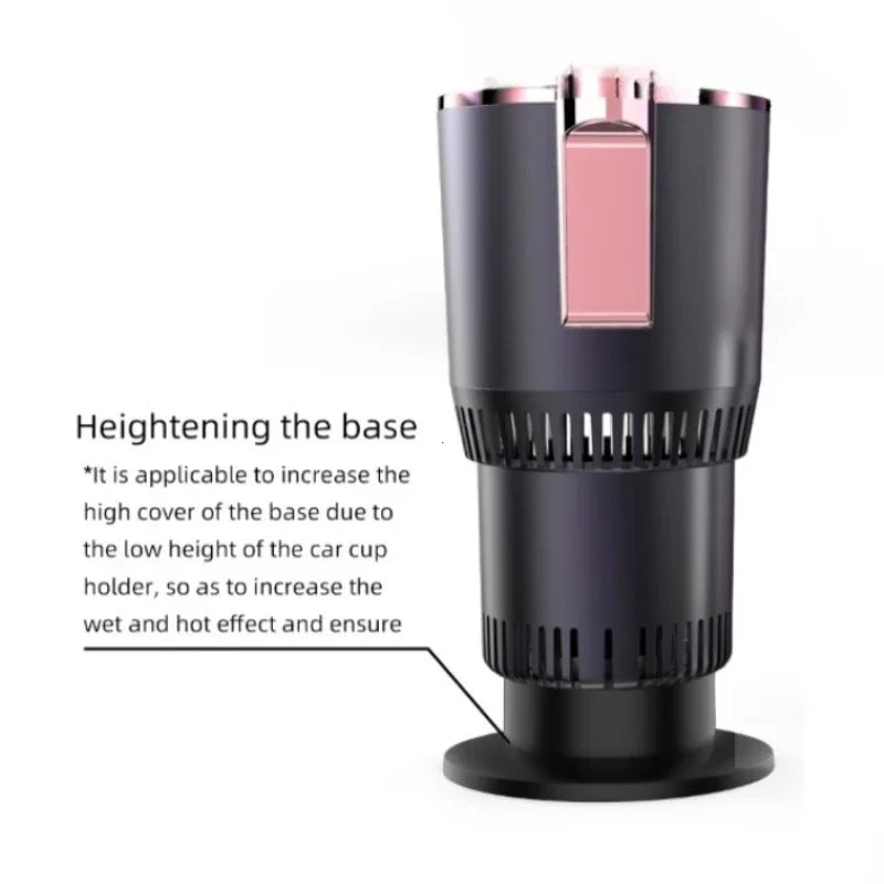 Smart Car 2-in-1 Hot & Cold Cup Holder – Fast Heating & Cooling Mini Drink Warmer & Cooler with Touchscreen Control