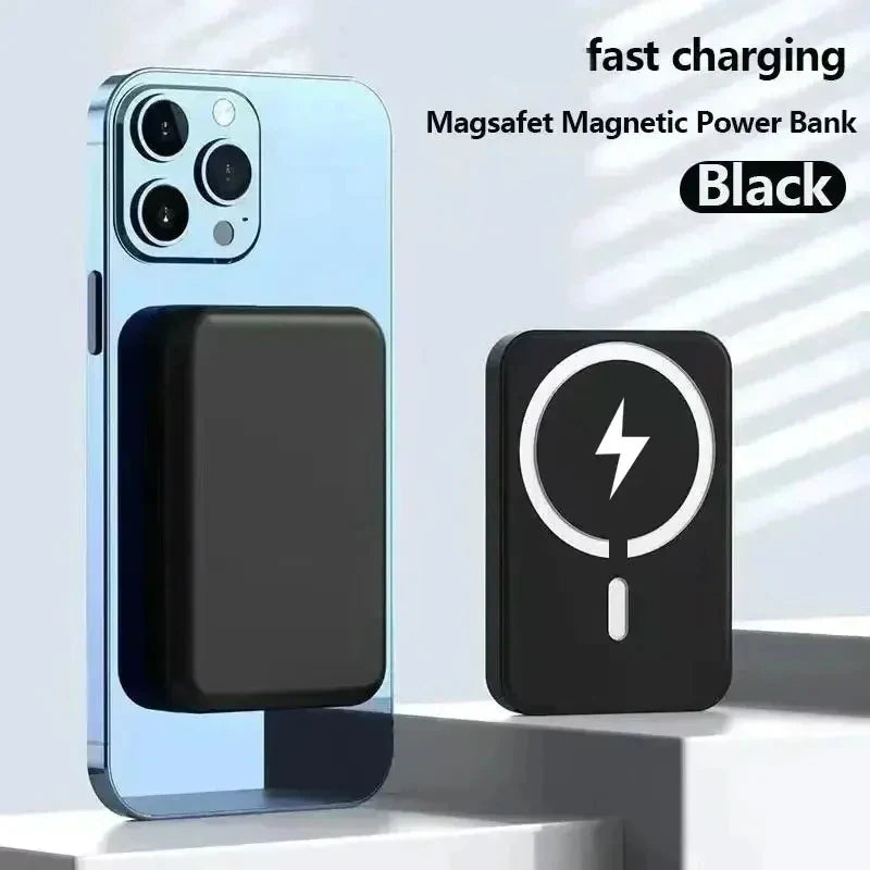50,000mAh Magnetic Power Bank – 20W Fast Charging, Wireless & USB-C External Battery Pack for iPhone 13–15, Xiaomi, Samsung