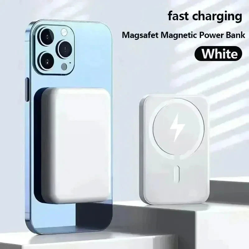 50,000mAh Magnetic Power Bank – 20W Fast Charging, Wireless & USB-C External Battery Pack for iPhone 13–15, Xiaomi, Samsung